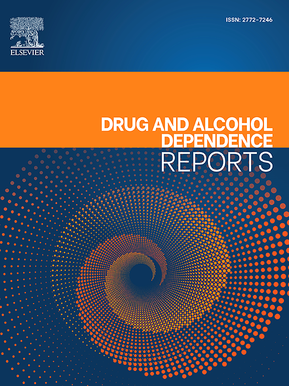 Go to journal home page - Drug and Alcohol Dependence Reports